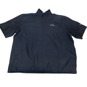 Callaways Jacket Short Sleeve 11th Annual Golf Classic Palm Spring Navy Size XL